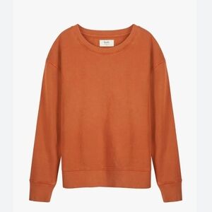 Hush Women's Warm orange autumn  Crew Neck Sweater Size S